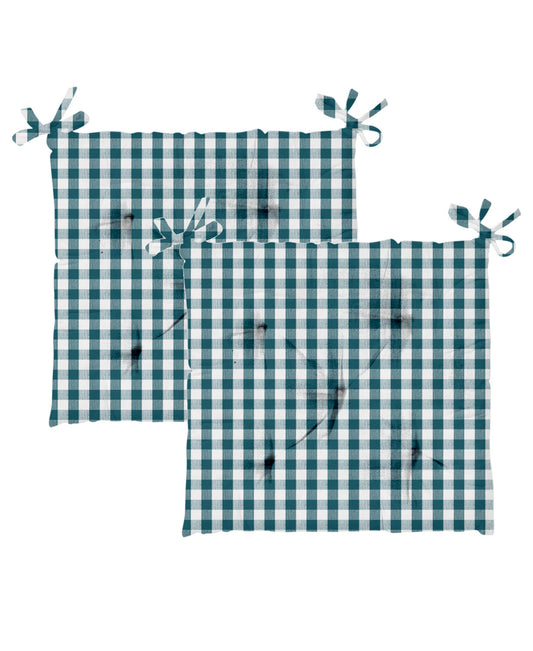 Homewell Chair Pad, 40 x 40 cm, 2 pcs, Turquiose