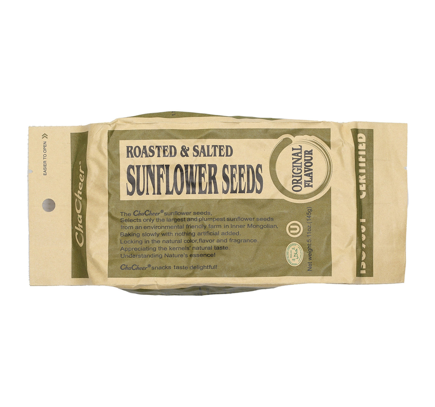 Chacheer Natural Roasted Sunflower Seeds 145 g