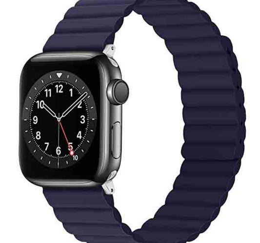 Trands Apple Watch Magnetic Strap, Deep Blue, AW6915 Lulu Hypermarket