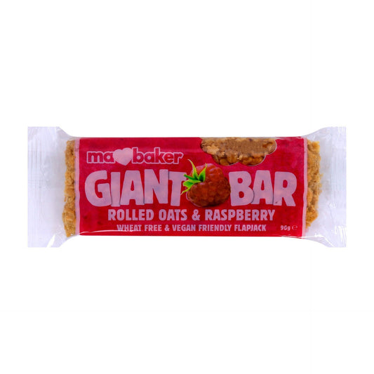 Ma Baker Giant Bar Rolled Oats & Raspberry 90 g Lulu Hypermarket