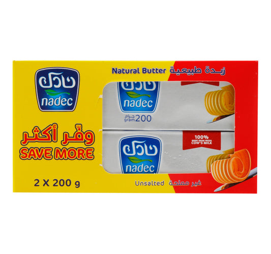 Nadec Butter Unsalted Value Pack 2 x 200 g Lulu Hypermarket