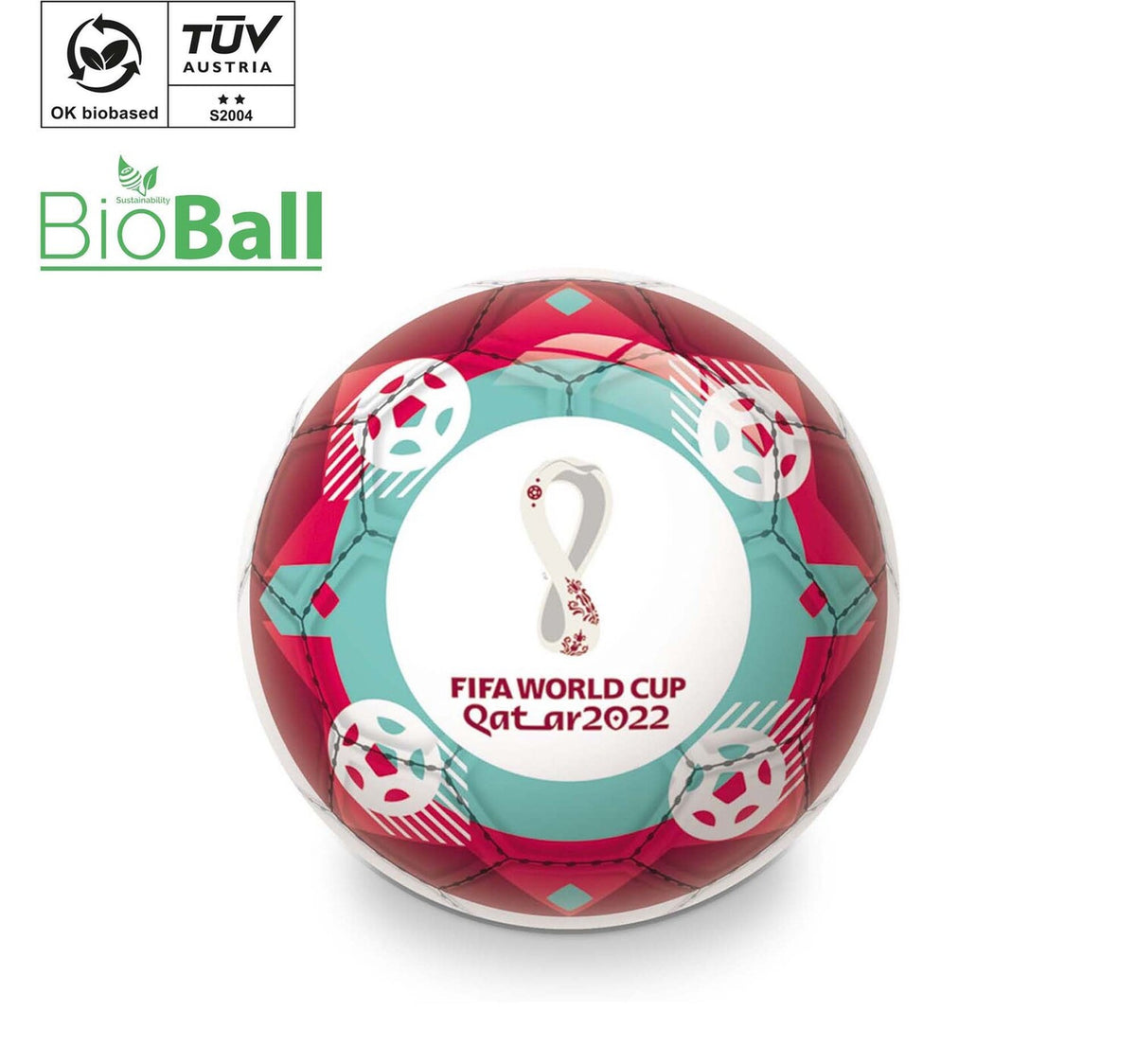 Mondo Fifa World Cup Qatar 2022 PVC Bio Ball, 05991