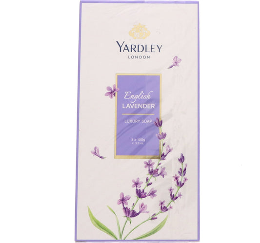 Yardley English Lavender Luxury Soap 3 x 100 g