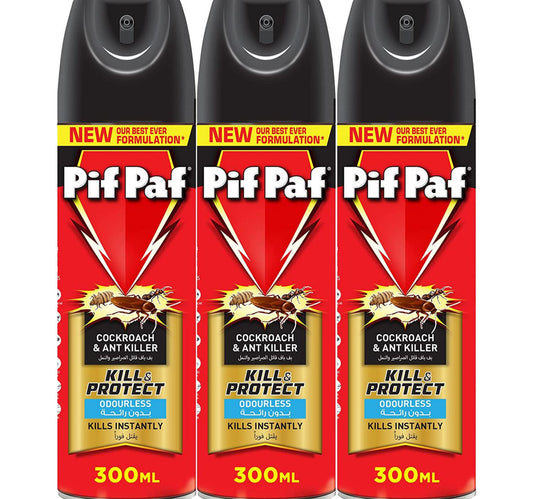 Pif Paf Odourless Cockroach & Ant Killer 300 ml 2+1