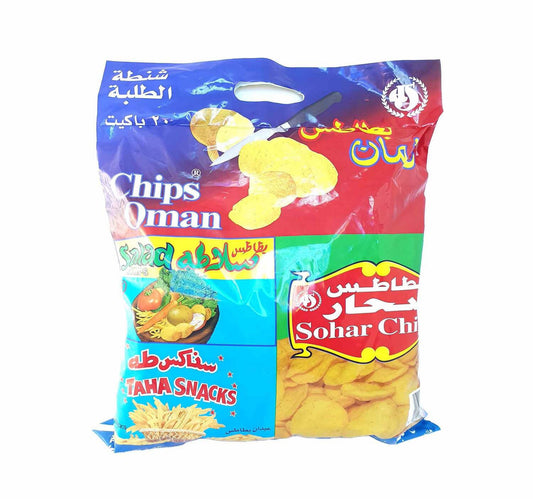 Oman Chips Assorted 20 x 15 g Lulu Hypermarket