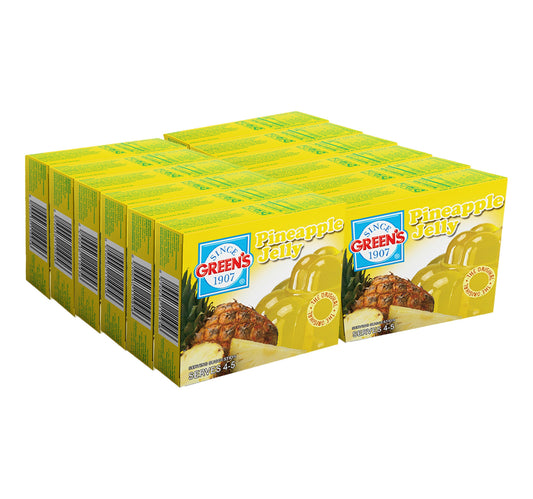 Green's Pineapple Jelly 12 x 80 g Lulu Hypermarket