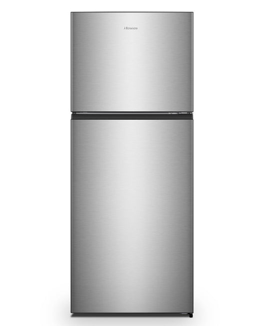 Hisense Double Door Refrigerator, 375L, Stainless Steel Finish, RT488N4ASU1