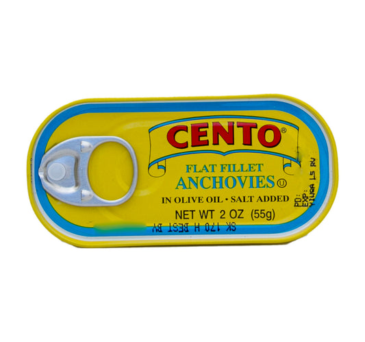 Cento Flat Fillet Anchovies 55 g Lulu Hypermarket