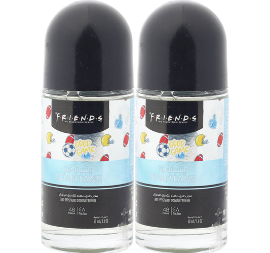 Friends Sport Spartans Roll On 2 x 50 ml
