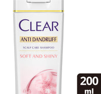 Clear Women's Soft & Shiny Anti-Dandruff Shampoo 200 ml
