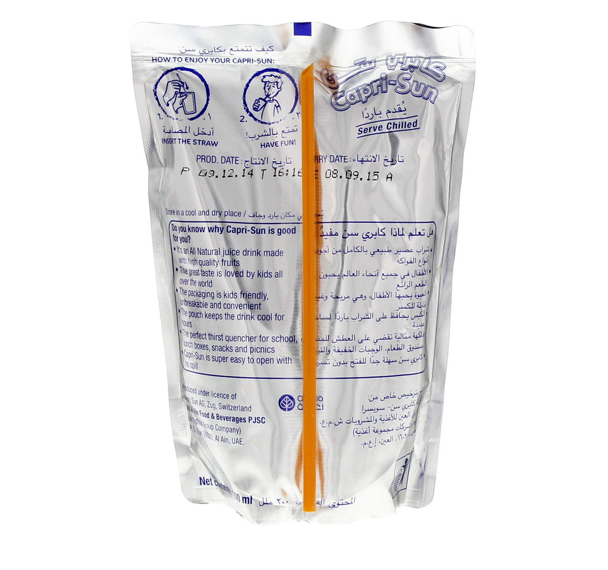 Capri-Sun Mixed Fruit Drink 200 ml