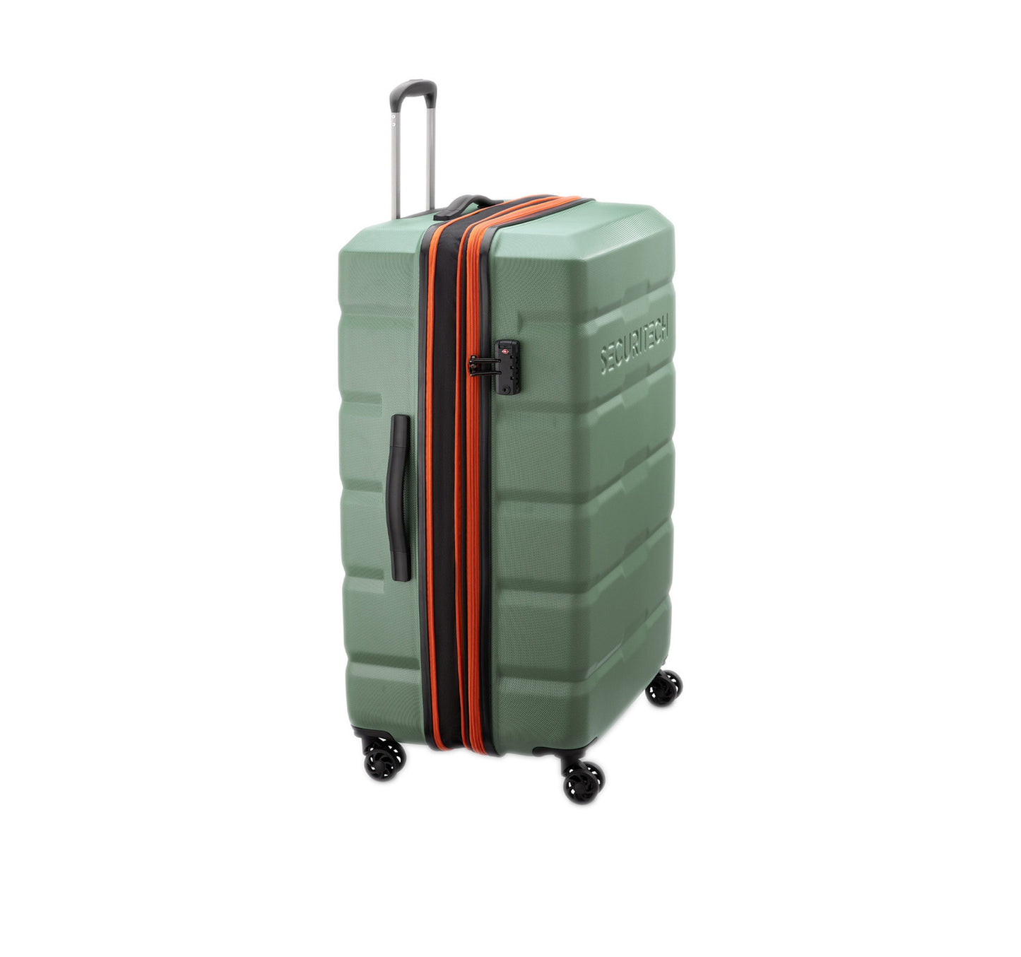 Delsey Securitech Citadel 4Wheel Hard Trolley 70cm Green