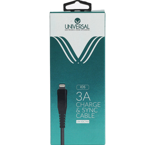 Universal Lightning Cable UN-IDC744 1.2 Meter Lulu Hypermarket