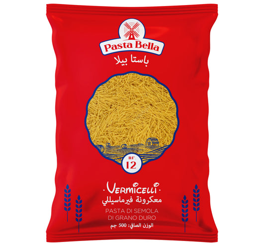Pasta Bella Vermicelli No.12 500 g Lulu Hypermarket