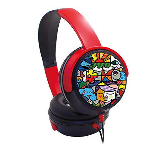Trands Over-Ear Foldable and Wired Kids Headset with 3.5mm Plug Microphone, HS997