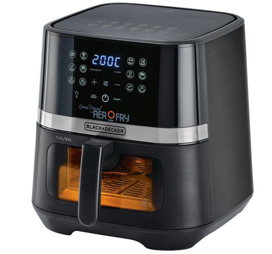 مقلاة هوائية بلاك+ديكر AF5800-B5 سعة 8.5 لتر