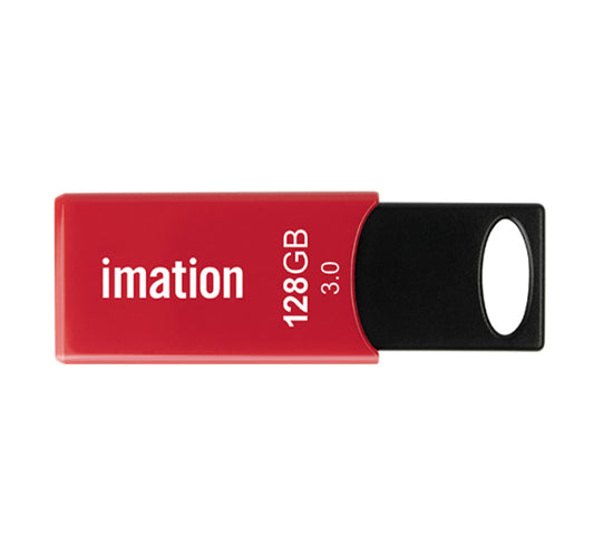 Imation USB 3.0 Flash Drive, 128 GB, Sledge