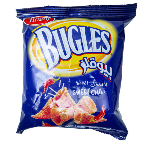 Tiffany Bugles Sweet Chili Corn Snacks 10.5 g Lulu Hypermarket