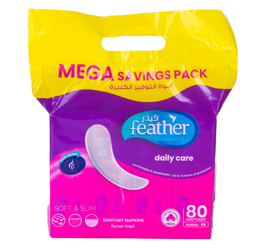 Feather Daily Care Pantyliner 80pcs
