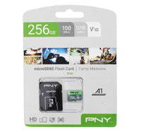 PNY Elite Micro SD Card 100MB/S 256GB