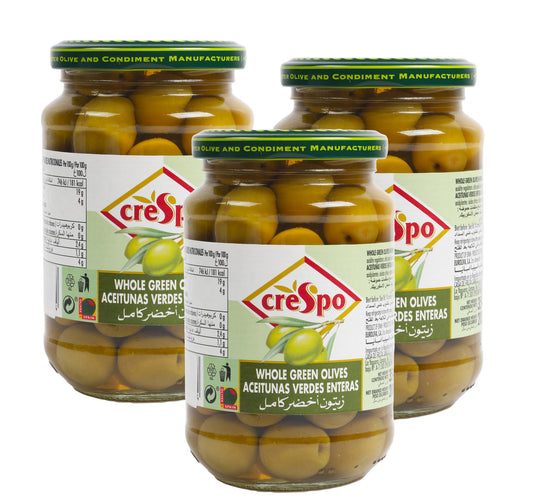 Crespo Green Olives 3 x 354 g
