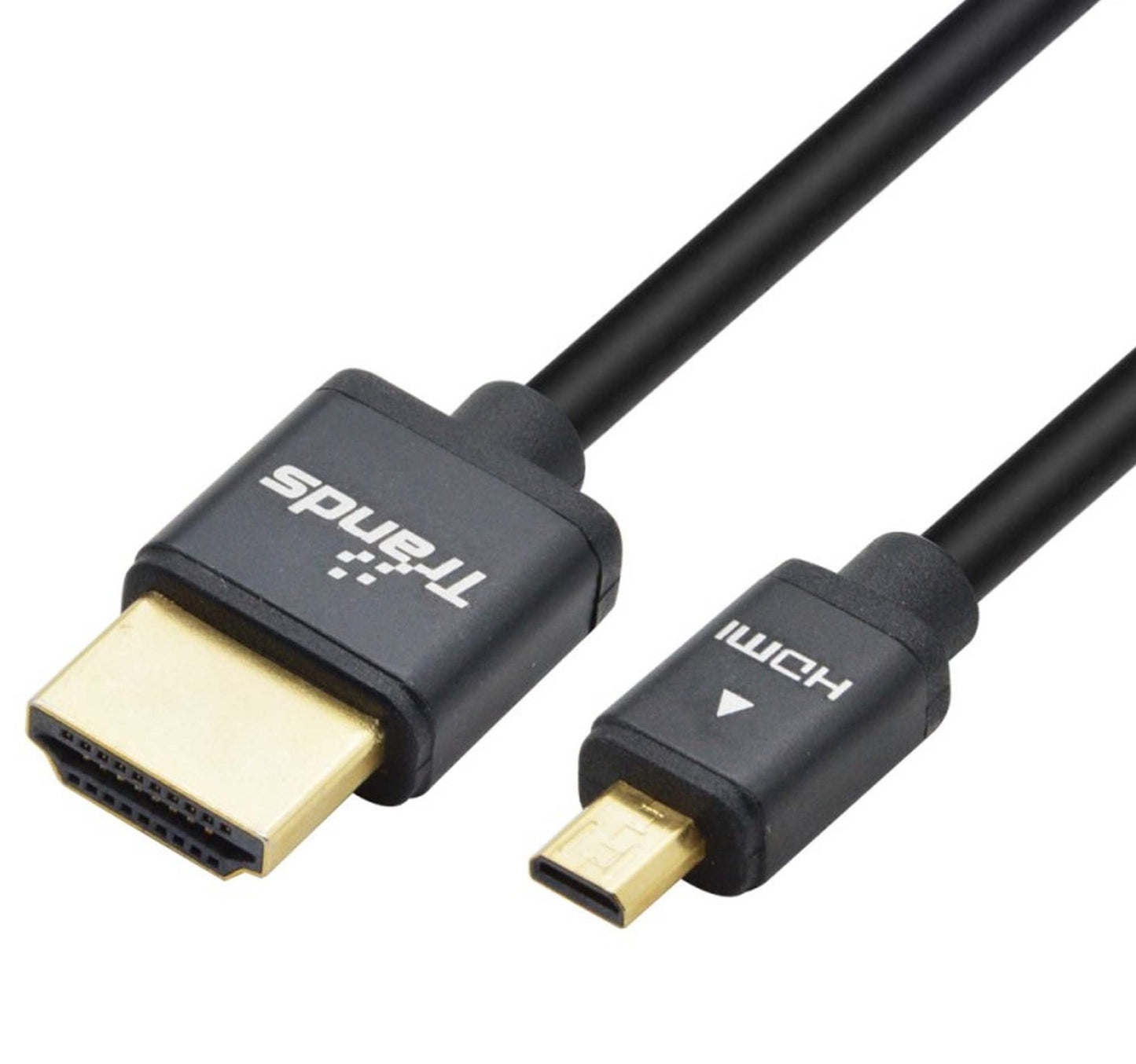 Trands High Speed Micro HDMI (Type D) to HDMI (Type A) 2 Meters CA878