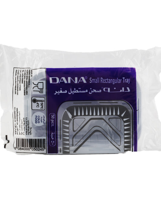 Dana Small Rectangular Plate 50 pcs