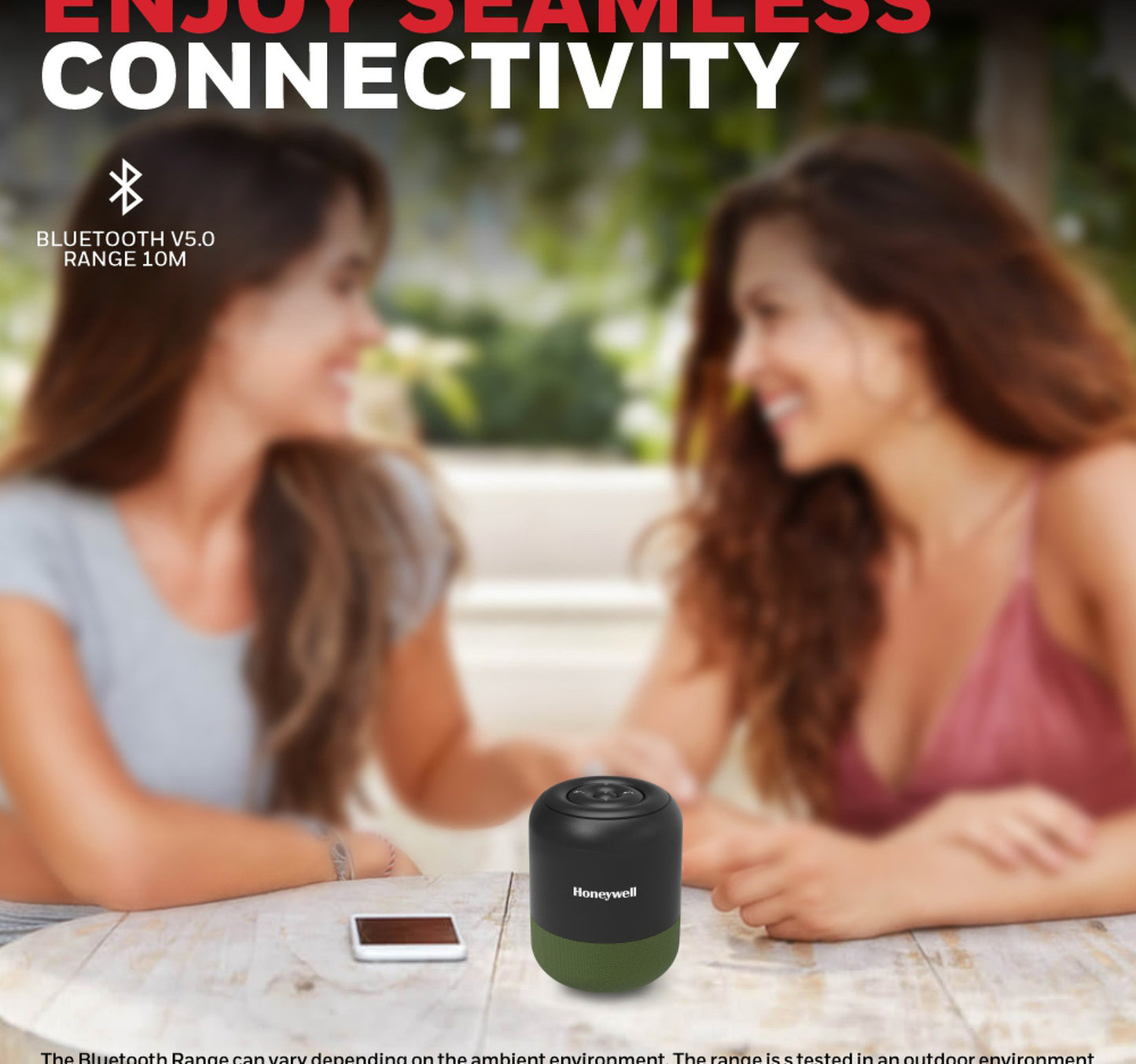Honeywell 5 W Moxie V200 Wireless Bluetooth Speaker, Olive Green