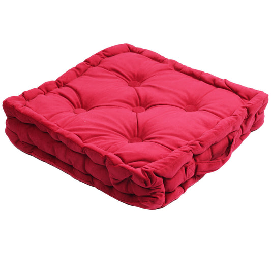 Super Soft Box Cushion Velvet 40 x 40cm Assorted Colours