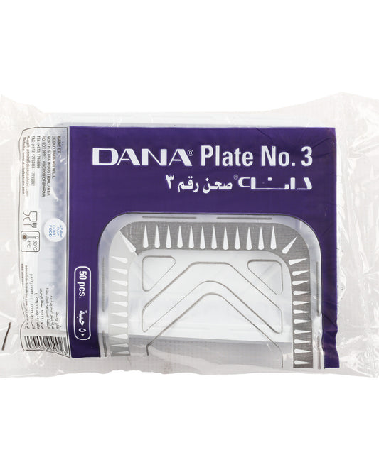 Dana Plastic Plate No. 3 50pcs