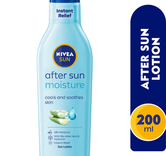 Nivea SUN After Sun Moisturizing Lotion with Aloe Vera & Avocado Oil Cooling & Soothing 200 ml