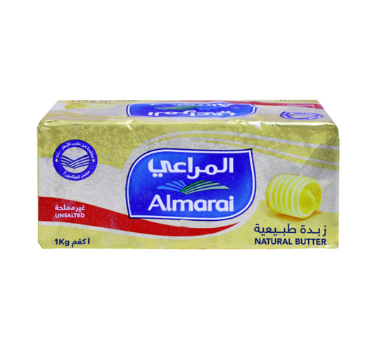Almarai Natural Butter Unsalted 1 kg Lulu Hypermarket