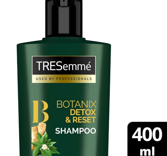 TRESemme Botanix Natural Detox & Reset Shampoo with Green Tea & Ginger 400 ml