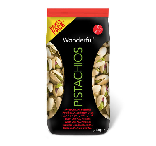 Wonderful Sweet Chili XXL Pistachios 220 g Lulu Hypermarket