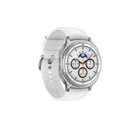 Samsung Galaxy Watch8 Classic Smartwatch, 46mm, LTE, White, SM-L505FZWAXSG