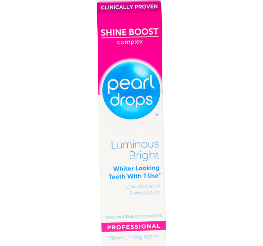 Pearl Drops Luminous Bright Shine Boost Toothpaste 75 ml