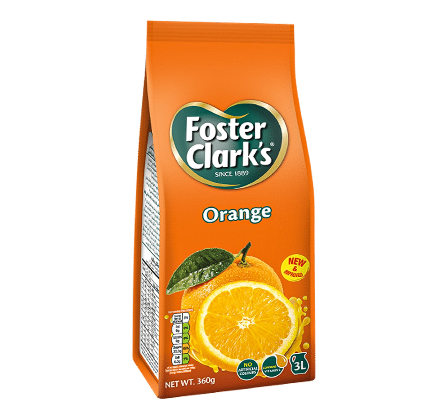 Foster Clark's Instant Drink Valencia Orange Pouch 360 g