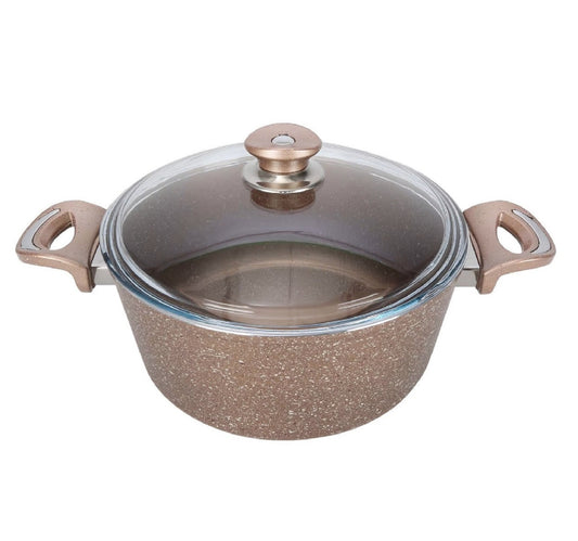 Chefline Granite Coating Aluminum Dutch Oven, 22 cm, C26G