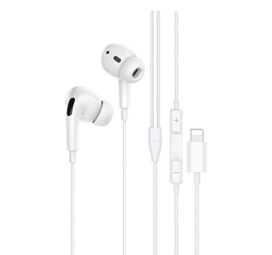Iends Stereo Wired Earphones with Lightning Connector IE-HS352, White Lulu Hypermarket