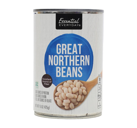 Essential Everyday Great Northern Beans 15 oz Lulu Hypermarket