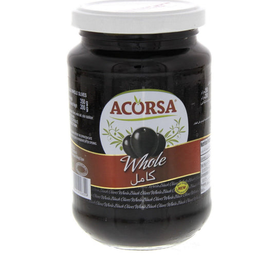 Acorsa Whole Black Olives 200 g Lulu Hypermarket