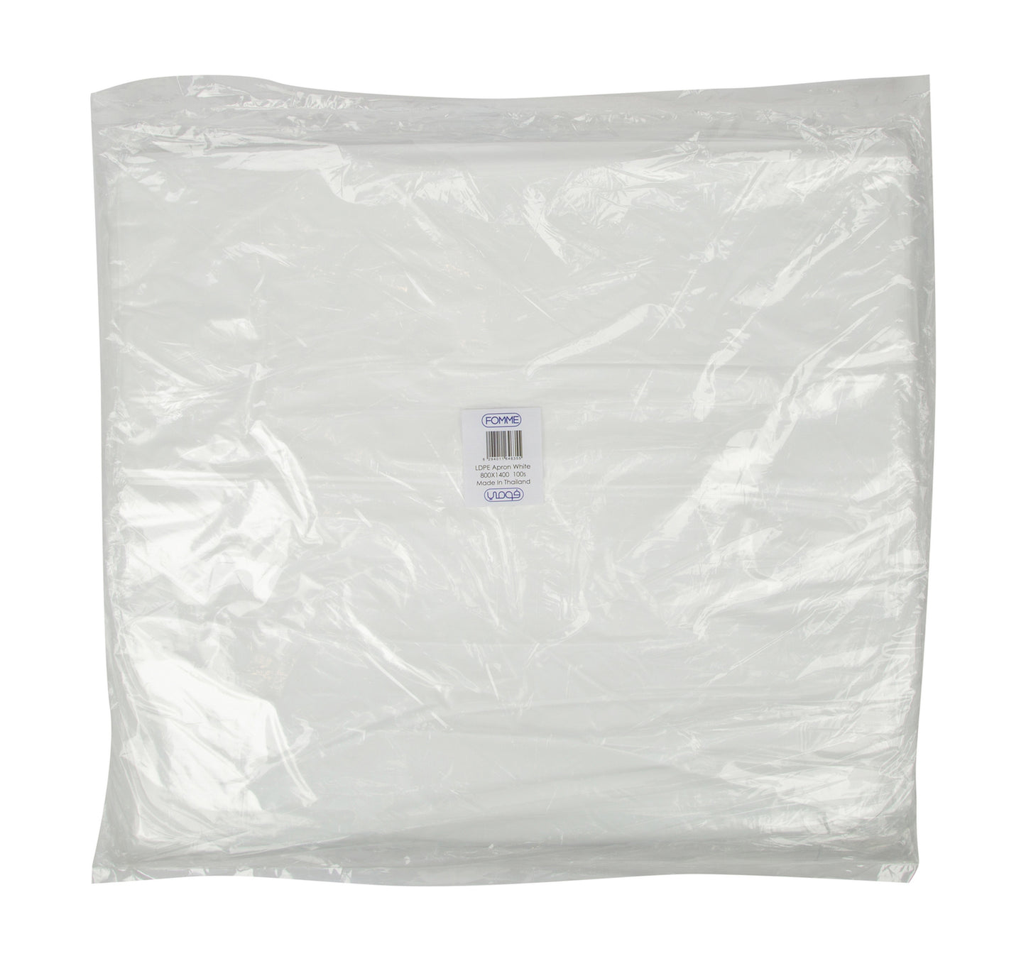 Fomme LDPE Apron White Size 800x1400 100pcs