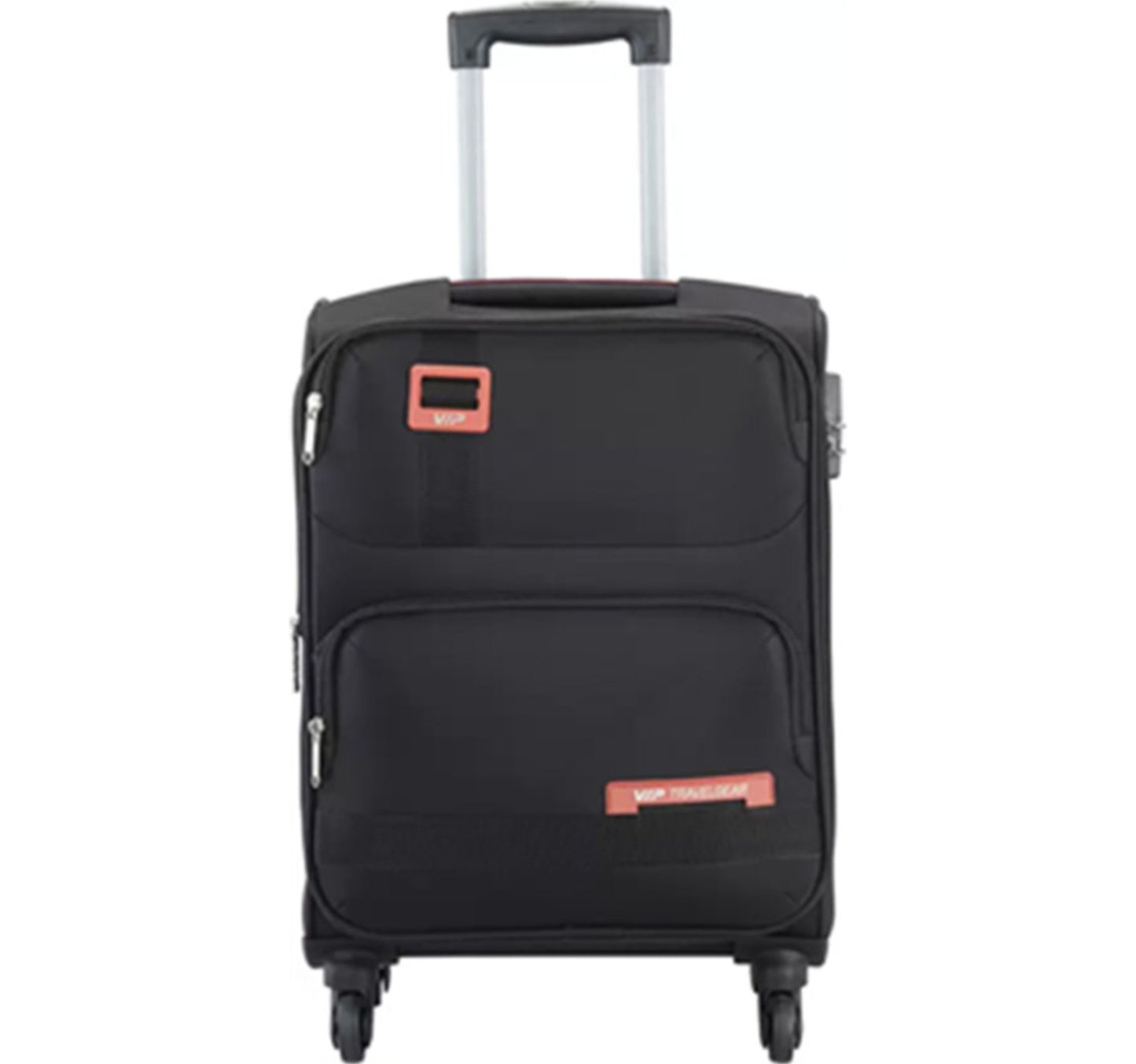 VIP Domina 4 Wheel Soft Trolley 69cm Black + Duffle Bag