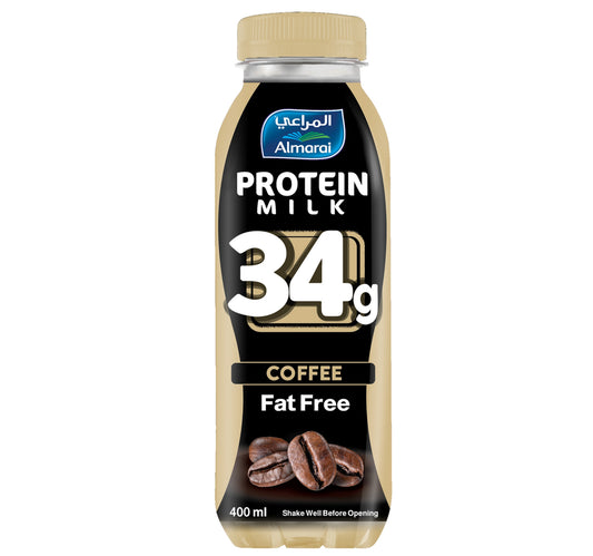 Almarai Coffee Protein Milk Fat Free 400 ml Lulu Hypermarket