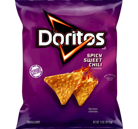 Doritos Spicy Sweet Chilli Tortilla Chips 311.8 g Lulu Hypermarket