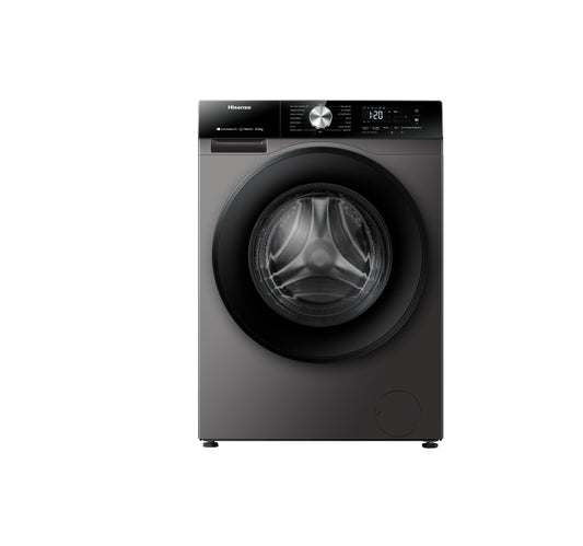 Hisense Front Load Washing Machine, 10 kg, 1400 RPM, Titanium Grey, WF3S1043BT