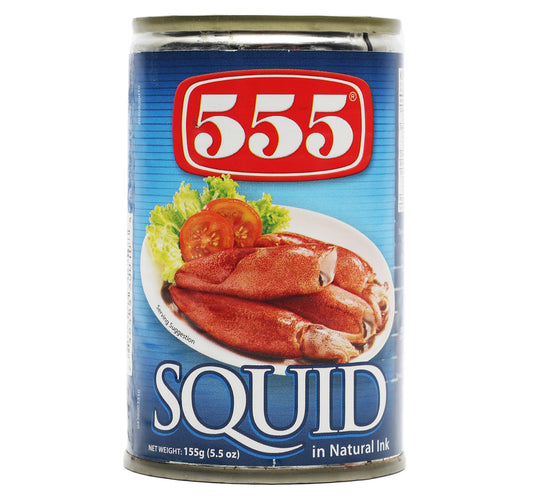 555 Squid In Natural Ink 155 g Lulu Hypermarket