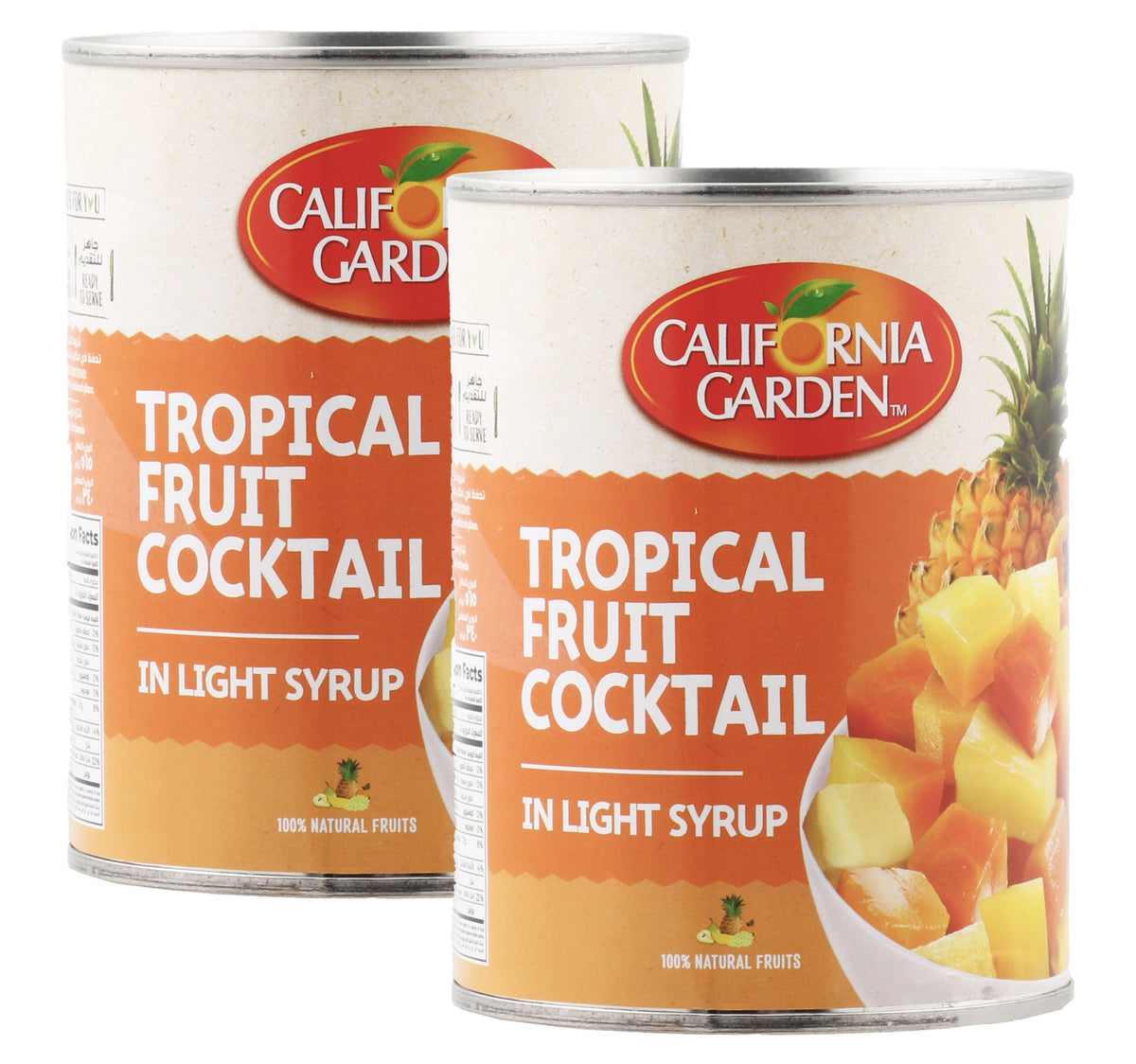 California Garden Tropical Fruit Cocktail In Light Syrup Value Pack 2 x 565 g