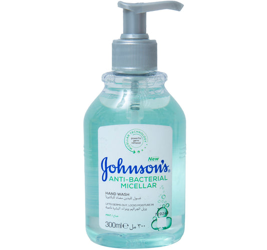 Johnson's Anti-Bacterial Micellar Handwash Mint 300 ml