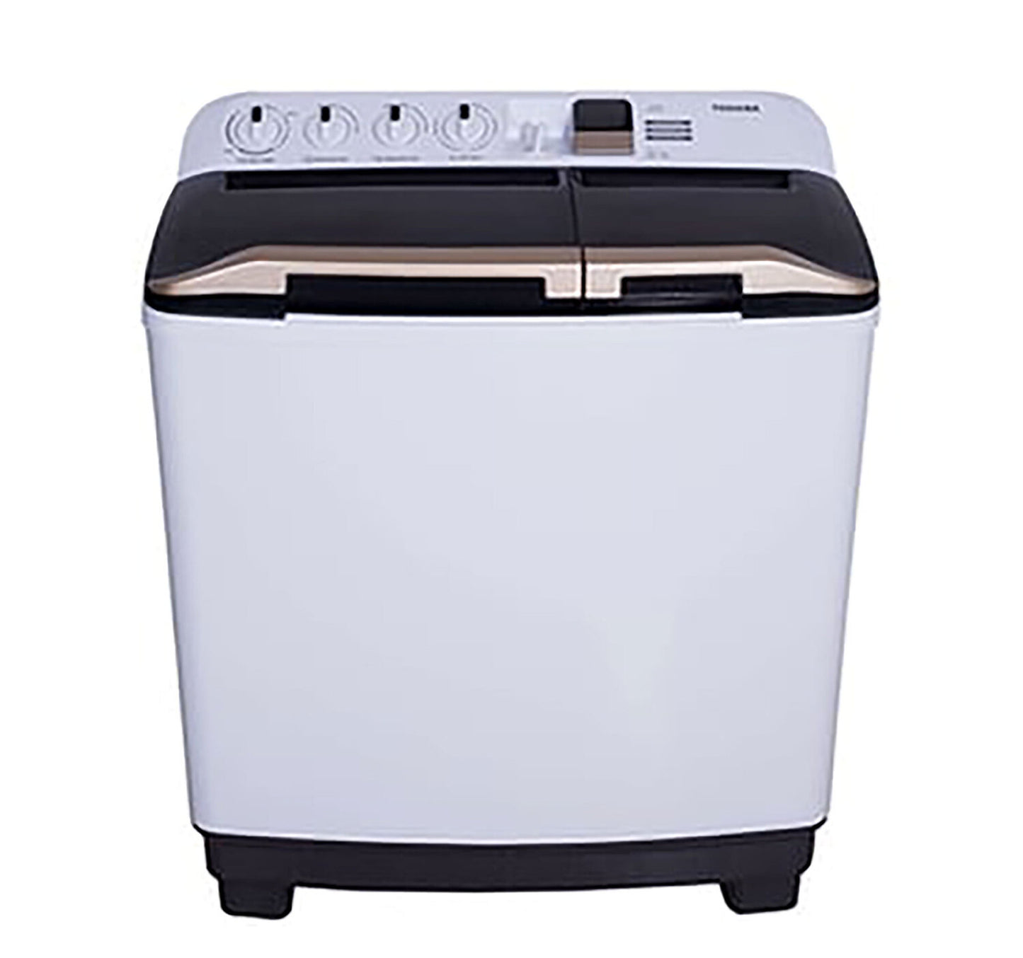 Toshiba Twin-Tub Washing Machine, 10 kg, White, VH-H110WA
